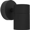 Eglo Lampada da parete per ambienti esterni Tomelloso, illuminazione a muro, con luce verso il basso, in alluminio nero, attacco GU10, IP44