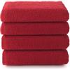 Top Towel - Plus - 4 Toallas Bidet o Viso - Set di Asciugamani - Asciugamani da bagno - 100% Cotone