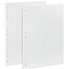 OVISEEN 90 Fogli Refill B5 a Quadretti 5mm, 9 Fori Carta 100 GSM Formato 18x25,5 cm