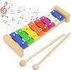 Aomhrek Strumenti musicali Giocattoli musicali per bambini di 1 anno Regali per bambine di 1 anno Giocattoli in legno Strumenti musicali in legno per bambini di 1 anno Regali per piccoli musicisti