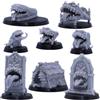 Forged Terrain Set di 28 mm in scala mimica per armadio, letto, tenda, porta, libro, zaino, set per tavolo D&D mini fantasy, giochi di ruolo, giochi di ruolo, imitazioni figure