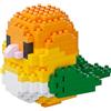 NOOLY Pappagallo Micro Mattoni da Costruzione Kit Uccello Thmed Blocchi Set Decorazione per Casa e Ufficio WKLJM-01 234 Pezzi (Arancione)