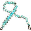 Spadarella Gioielli Spadarella bracciale con sfere in argento 925 e pietre naturali turchese.Prodotto artigianale.Made in Italy.Unisex.Lunghezza 19cm.