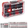 Einhell Set di punte a percussione originale Einhell M-CASE da 39 pezzi (punte da 25 mm, punte da 50 mm, bussole esagonali, portapunte da 60 mm, inclusa scatola di custodia)
