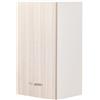 Shally Dogan Pensile da Cucina a Parete, Armadio Sospeso in Legno con Anta Singola 1 Ripiano e 2 Scomparti, Armadietto da Muro Spazioso e Resistente, Dimensioni 40 x 32 x 72H cm (Olmo)