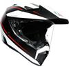 AGV - Casco AGV - Casco AX9 Pacific Road Matt Nero / Bianco / Rosso
