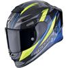 SCORPION - Casco SCORPION - Casco Exo-R1 EVO Carbon Air Runner Nero / Blue / Neon Giallo