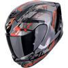 SCORPION - Casco SCORPION - Casco Exo-391 Clutter Nero / Rosso