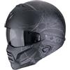 SCORPION - Casco SCORPION - Casco Exo-Combat II Spiderweb Matt Nero / Silver