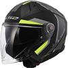 LS2 - Casco LS2 - Casco OF603 Infinity II Focus Matt Nero / H-V Giallo
