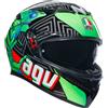 AGV - Casco AGV - Casco K3 E2206 Kamaleon Nero / Rosso / Verde