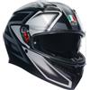 AGV - Casco AGV - Casco K3 E2206 Compound Matt Nero / Grigio