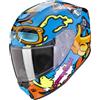 SCORPION - Casco SCORPION - Casco EXO-JNR AIR FUN Blue / Orange