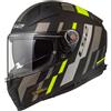LS2 - Casco LS2 - Casco FF811 Vector II Tron Matt Nero / H-V Giallo