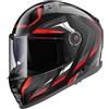 LS2 - Casco LS2 - Casco FF811 Vector II Alizer Nero / Metallic Rosso