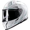 LS2 - Casco LS2 - Casco FF811 Vector II Alizer Matt Bianco Silver