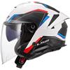 LS2 - Casco LS2 - Casco OF618 Verso II Air Bianco / Blue / Rosso