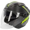 130R - Casco 130R - Casco Arida V2 Nero Matt Giallo