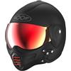 ROOF - Casco ROOF - Casco Roadster Iron Matt Nero / Rosso