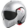 ROOF - Casco ROOF - Casco Boxer Alpha Matt Silver / Bianco