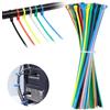 Realjoy 120 pezzi Fascette Plastica per Cablaggio, 300 x 5 mm Fascette Elettricista, Resistenti ai Raggi UV, Fermacavo Colorate in Nylon per Gestione dei Cavi, Officina, Giardino (6 Colori)