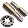 SPORTARC Set di 3 fustelle in acciaio M30 x 1,5 mm, cono e rubinetto e filettatura metrica M30 x 1,5 mm, mano destra