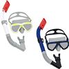 Bestway Occhialini da Snorkeling e Boccaglio Bestway Bianco Blu scuro Adulto (1 Unità)