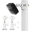 HOLACA Staffa di montaggio universale per videocamera indoor/outdoor Blink XT2, Blink Mini, compatibile con il sistema di sicurezza Blink (bianco, 2 pezzi)