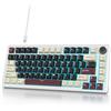 SbocKeeb Tastiera Meccanica 75% TKL, Layout Americano QWERTY,Gasket Tastiera Gaming 75% con Filo, RGB Retroilluminata,Hot-swap,Interruttore Lineare