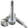 Fajoeda Viti autofilettanti autofilettanti da 5,5 x 32 mm, 40 pezzi, in acciaio inox 410, con rondelle in plastica, viti autofilettanti ad alta resistenza (disponibili da 16 mm a 38 mm)