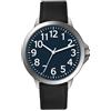 NUOVO Orologio da uomo facile da leggere Orologi da uomo con grande quadrante analogico al quarzo con cinturino in pelle nera impermeabile classico orologio da lavoro da uomo, Blu, Classico