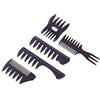 Amasawa 5 Pezzi Pettine Capelli Uomo Professionale Set,Pettine a Denti Larghi,Pettine per lo Styling dei Capelli olio Ottimo per Tutti i Tipi di Capelli