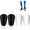 Kmuqshy 4 Pezzi Mini Parastinchi da Calcio, Mini Protezioni Gambe Protettivi Extra per Uomo, Donna, Ragazzi e Ragazze, Shin Guards Miniatura per Sport, Protezione Leggera, Personalizzabili con Graffiti DIY