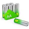 GP Super batterie alcaline AA Mignon, LR06, 1,5 V, 8 pezzi, ideali per l'alimentazione di dispositivi di uso quotidiano - La nuova tecnologia G-TECH