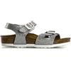 BIRKENSTOCK RIO Sandalo bimba argento