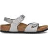 BIRKENSTOCK - RIO AS KIDS Sandalo bimba argento