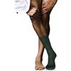 FALKE Highshine M So seta cotone fantasia 1 paio, Calzini Uomo, Verde Hunter Green 7441, 41-42