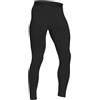 HYCOPROT Pantaloni a Compressione da Uomo Pantaloni da Corsa Ad Asciugatura Rapida Leggings Sportivi Leggings Base Layer Traspiranti Pantaloni Stretti (L, Nero)