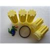 Oventrop Inserto per filtro dell'olio per riscaldamento Siku giallo 50 m guarnizione bruciatore guarnizione a stella