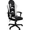T-Lovendo - Sedia da gioco con cuscino lombare e cervicale, ergonomica, regolabile in altezza e reclinabile -