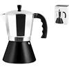 H&H Caffettiera Dynamic 12 Tazze - Alluminio con Fondo Induzione - Utilizzabile su Piani a Induzione e Gas - Design Moderno ed Elegante