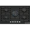 Bosch PRONTA CONSEGNA - Bosch Piano cottura a gas PPQ7A6I40 in vetro temperato nero da 75 cm - Serie 6