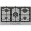 Bosch PRONTA CONSEGNA - Bosch Piano cottura a gas PCQ7A5I95 finitura acciaio inox da 75 cm - Serie 6