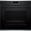 Bosch PRONTA CONSEGNA - Bosch PI Forno con impulsi di vapore da incasso HRG212BB3 finitura vetro nero da 60 cm - Serie 4