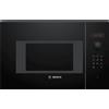 Bosch PRONTA CONSEGNA - Bosch Forno microonde da incasso BFL523MB1F finitura vetro nero da 60 cm - Serie 4