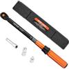 VEVOR Chiave Dinamometrica Clic, 10-100 lbf-ft e 13,6-135,6 N.m Chiave Dinamometrica Bidirezionale con Doppia Scala di Misura, 72 Denti, con Custodia per Trasporto, per Riparazione di Automobili