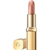 L'Oréal Paris Rossetto per una finitura setosa e 12 ore di umidità, 75% ingredienti nutrienti, colore Riche Satin Nude, colore: 505 Nu Resilient, 4 g