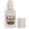 Makeup Revolution, Skin Silk Serum Foundation, Light to Medium Coverage, Contains Hyaluronic Acid, F18, 23ml