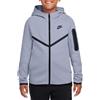 NIKE FELPA CON CAPPUCCIO FULL ZIP TECH FLEECE BAMBINO