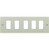 FAEG Placca 5 Posti All. Anodizzato Magic - FG11105